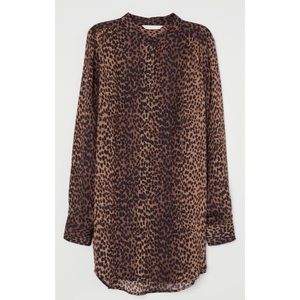 Cheetah-Print Blouse